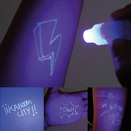 BONNYCO SuperThings Secret Spies - Detalles Cumpleaños Niños, Boligrafo Tinta Invisible y Libreta Pack x 16 | Regalos Cumpleaños Niños Colegio, Detalles Cumpleaños Infantiles, Relleno Piñata