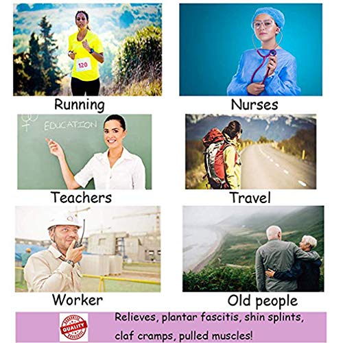 Booding 3 pares Calcetines de compresión para Mujeres y Hombres para Baloncesto Fútbol Correr Escalar Montaña para correr, médico, deportivo, viajes en avión, embarazo