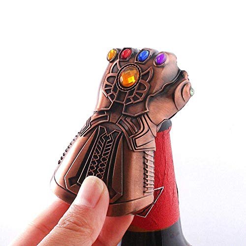 boogift Abrebotellas Abrido,Thanos Gauntlet Abridor Botellas,Abridor de Botellas de Cerveza Thanos Genial Regalo para Hombre Accesorios de Bar
