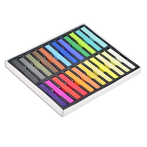 Boolavard pelo set 36 colores hairchalk pelo Tiza