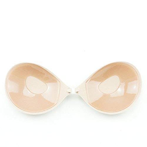 Boolavard® TM Auto Adhesivo Invisible Push-up sin Respaldo Sujetador del silicón sin Correas