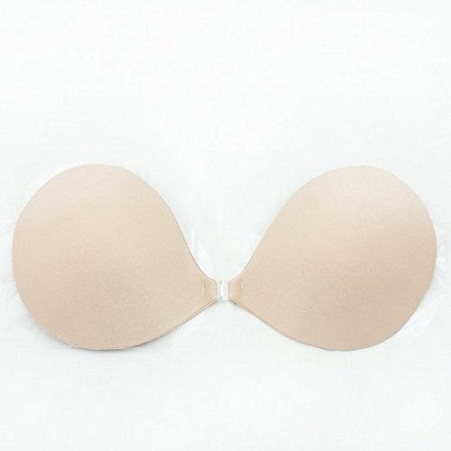 Boolavard® TM Auto Adhesivo Invisible Push-up sin Respaldo Sujetador del silicón sin Correas
