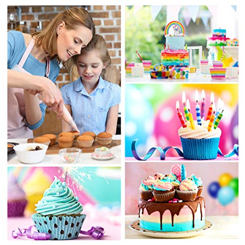 Boquillas para Manga Pastelera, 83pcs Set Boquillas, Set Decoración de Cupcakes y Tartas, Incluir 44 Boquillas, 20 Mangas Pastelera Desechables, Acopladores, Kit de Pasteles Decoración