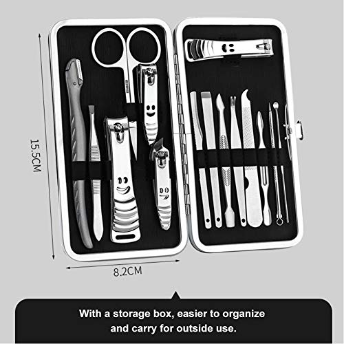 BOROK Cortaúñas Tijeras para Uñas Manicura Pedicura Cuidado Tijeras Cortaúñas Cortaúñas Uñas L,Set De Manicura Cortaúñas De Agarre De Tijera Cortaúñas Fuertes Kit De Manicura Set De Cortaúñas Uña