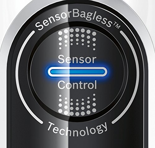 Bosch BBH625W60 Athlet - Aspirador escoba (autonomía hasta 60 min, tecnología SensorBagless, batería ion-litio de 25,2 V), color blanco