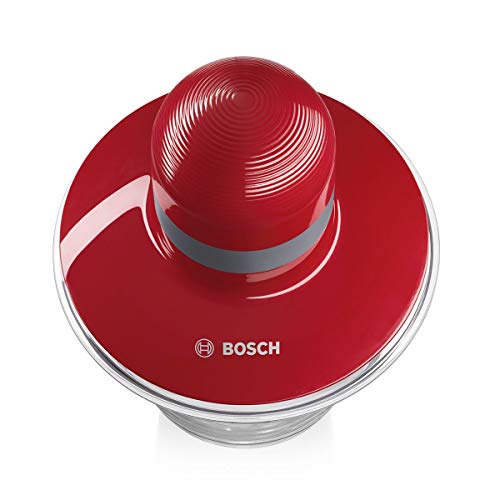 Bosch MMR08R2 - Picadora, 400 W, Capacidad 0.8 litros, color rojo