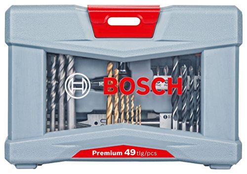 Bosch Premium X-Line Broca de diamante 18 pieza(s) - Brocas (Taladro, Broca de diamante, Concreto, Metal, Madera, 3-8, 2-6, Gris, Acero inoxidable)