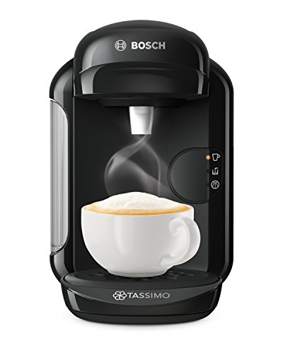 Bosch TAS1402 Tassimo Vivy 2 - Cafetera Multibebidas Automática de Cápsulas, Diseño Compacto, color Negro