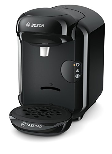 Bosch TAS1402 Tassimo Vivy 2 - Cafetera Multibebidas Automática de Cápsulas, Diseño Compacto, color Negro