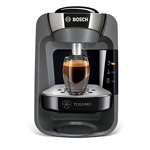 Bosch Tassimo Suny TAS3202 - Cafetera multibebidas automática de cápsulas con sistema SmartStart, color negro intenso