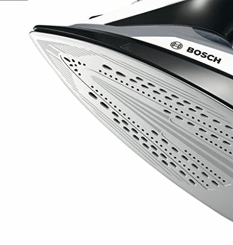 Bosch TDA70EASY Sensixx DA70 EasyComfort Plancha de Vapor, 2400 W, color blanco y negro