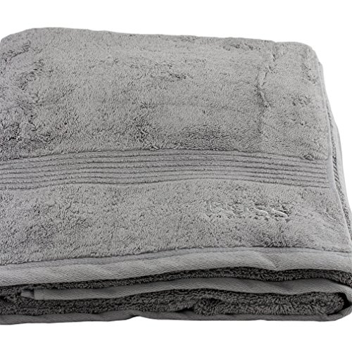 Boss Hugo - Toalla de baño (100 x 150 cm), color gris