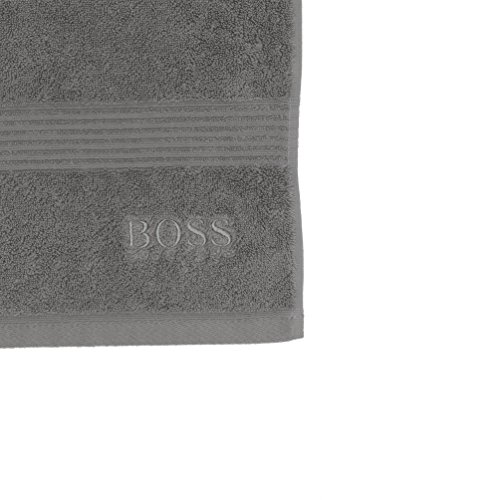Boss Hugo - Toalla de baño (100 x 150 cm), color gris