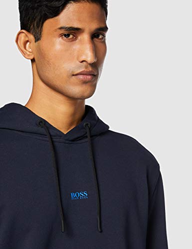BOSS Wquest Sudadera, Azul (Dark Blue 404), Large para Hombre