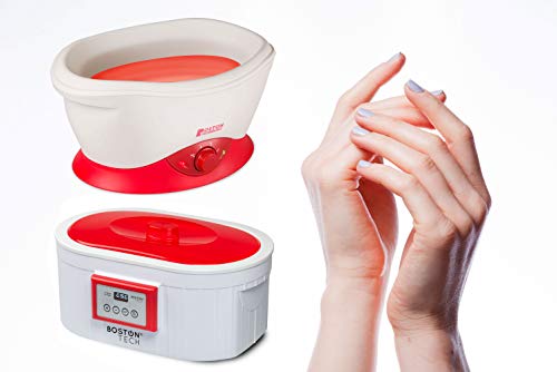 Boston Tech BE-106a - Cera de parafina aroma a Aloe Vera para tratamiento de manos y pies. Tratamiento para artritis y dolores musculares