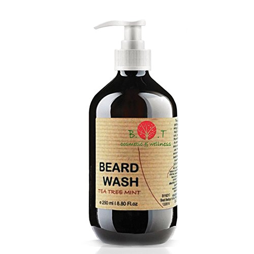 B.O.T Cosmetic & Wellness - Beard Wash Champú para Barba con Arbol de Té 250 ml