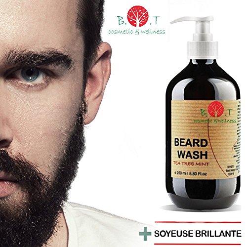 B.O.T Cosmetic & Wellness - Beard Wash Champú para Barba con Arbol de Té 250 ml