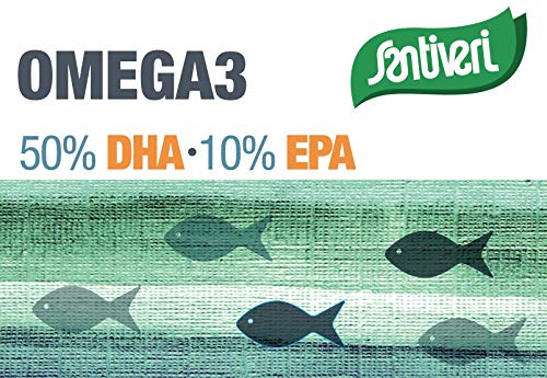 Bote de perlas Omega 3 + EPA de Santiveri (79 gr): complemento alimenticio a base de aceite de pescado y vitamina E