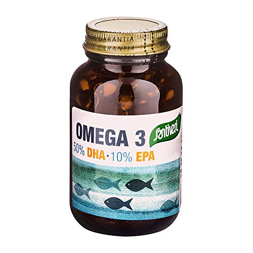 Bote de perlas Omega 3 + EPA de Santiveri (79 gr): complemento alimenticio a base de aceite de pescado y vitamina E