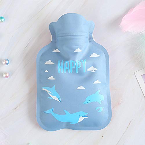 Botella de agua caliente 1pcs mini botella de agua caliente portátil a prueba de explosiones para aliviar el dolor muscular-Patrón 4