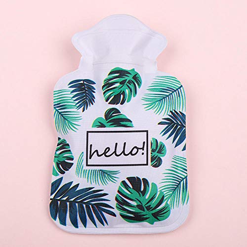 Botella de agua caliente portátil El calentador de vientre de dibujos animados lindo puede tratar el dolor muscular, el dolor de espalda, los calambres menstruales-B_