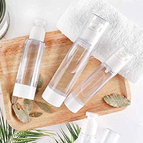 Botella De Bomba De Crema Cosmética Transparente De 30 Ml, Botella Recargable De Spray Gigante De Viaje, Botella De Spray De Aceite Esencial De Perfume 6 Piezas