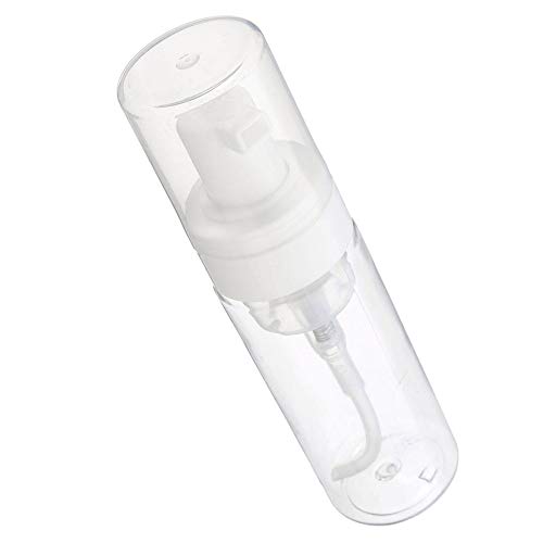Botella de Spray Duradera Transparente Botellas rellenables Perfume Loción Spray champú dispensador de la Bomba 1pc 50ml Distribuidor Portátil de Líquidos (Color : Clear, Size : 50ml)