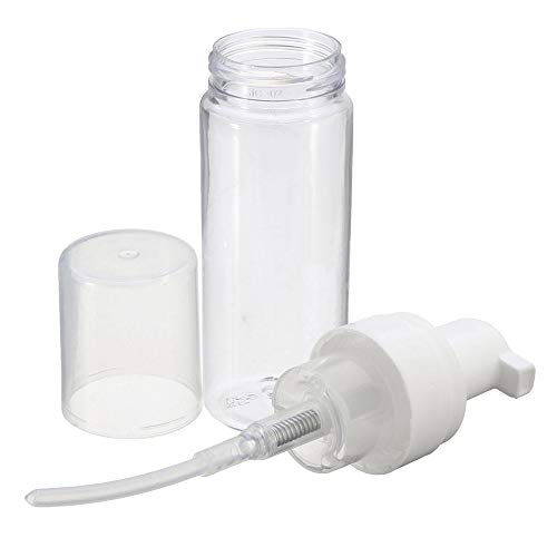 Botella de Spray Duradera Transparente Botellas rellenables Perfume Loción Spray champú dispensador de la Bomba 1pc 50ml Distribuidor Portátil de Líquidos (Color : Clear, Size : 50ml)