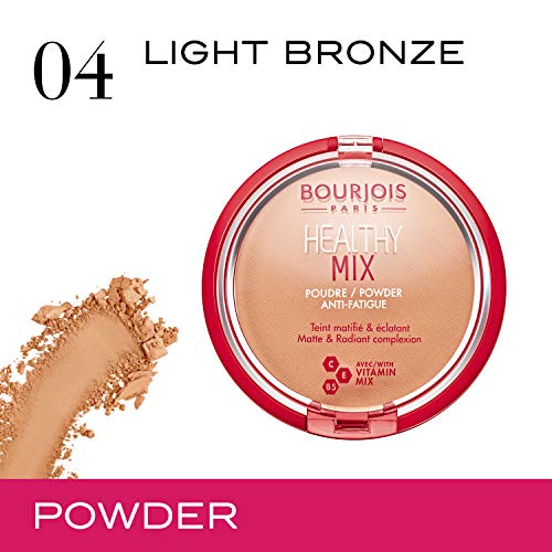Bourjois Healthy Mix Powder Polvos Tono 04 Hâlé clair/ Light bronze - 11gr.