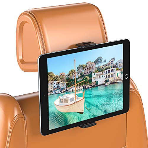 Bovon Soporte Tablet para Coche, Soporte de Tablet para Reposacabezas de Coche, Giratorio 360° para Asiento Trasero Soporte, Compatible con iPad Air/Pro, iPhone 11 Pro Max/XS MAX/X, Nintendo(5.5"-13")