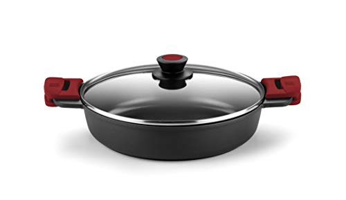 BRA Premiere - Batería 5 piezas de aluminio fundido con antiadherente, apta para todo tipo de cocinas Incluso inducción