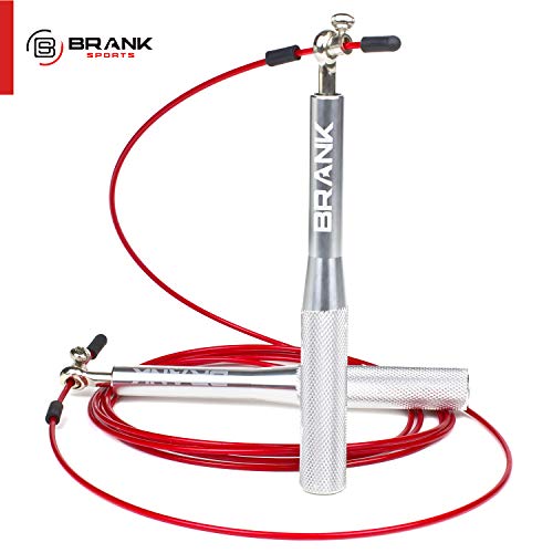 BRANK SPORTS® Comba Crossfit con 3 Cables | Cuerda Saltar Profesional Ajustable | Combas Crossfit Hombre y Mujer | Comba de Boxeo Speed Rope para Entrenamiento Funcional | Garantía 365 días