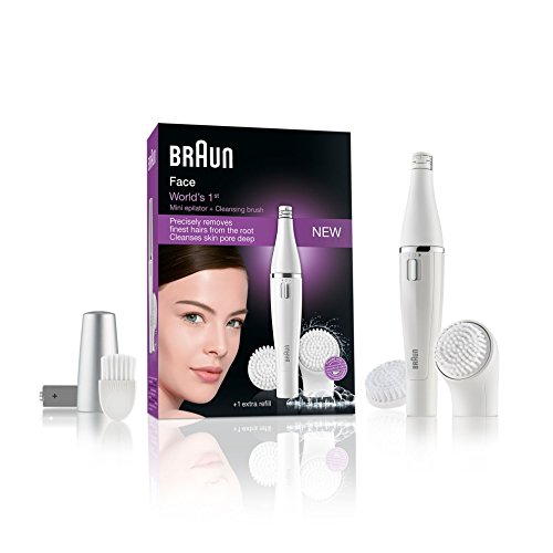 Braun 820 Face - Depiladora, color blanco