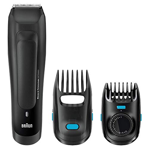 Braun BT5050 - Máquina Cortar Pelo, Recortadora Barba y Cortapelos, Corta Barbas Hombre Recargable de Precisión con Ajustes de Longitud Cada 0.5 mm, Negro