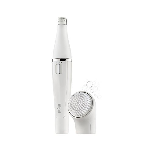 Braun Face 852 Edición Rubí - Cepillo de limpieza facial eléctrico y depiladora facial, con 4 accesorios
