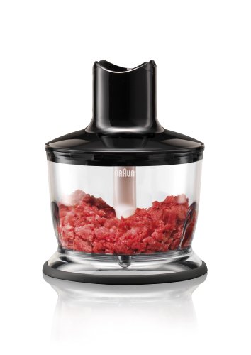 Braun MQ 30 Vaso de recambio para licuadora, base antideslizante, 0.5 L, plástico, Negro