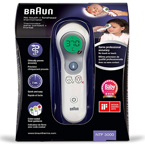 Braun NTF3000WE Termómetro Sin contacto + frontal NTF 3000