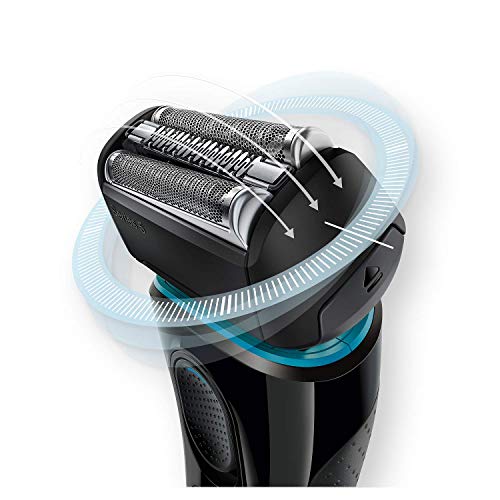 Braun Silk-épil 5 81615561 - Afeitadora (Máquina de afeitar de láminas, Acero inoxidable, Botones, Negro, Poder, AC/Batería)