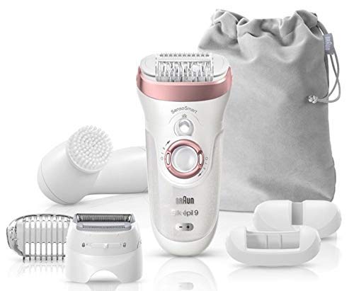 Braun Silk-épil 9 SensoSmart 9/880 Oro rosa, Blanco 40 pinzas - Depiladora (Oro rosa, Blanco, 40 pinzas, Integrado, 2 h, 50 min)