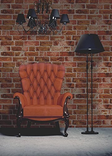 Brewster FD31045 - Ladrillo Wallpaper - Orange