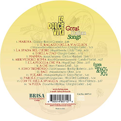 BRISA CD LA DOLCE VITA - edición de colección, edición especial, caja de regalo