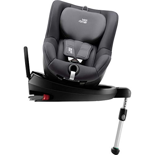 Britax Römer Silla de coche Nacimiento - 4 años, hasta 18 kg, DUALFIX2 R, ISOFIX, Grupo 0+/1, Storm Grey