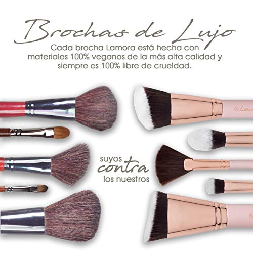 Brochas De Maquillaje Contorno Profesional Cepillo De Contorno - Ideal Para La Aplicación De Bases De Maquillaje Liquido Tradicionales, Polvos Suelto Y Compacto - Fibras Sintéticas Gruesas