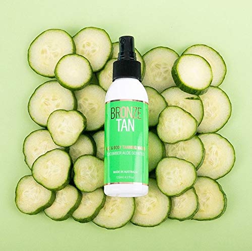 Bronze Tan Face Bronceador de agua en aerosol para un bronceado sin sol gradual y natural Ideal para pieles grasas y propensas al acné 125 ml El mejor agua autobronceadora (4,2 fl oz)