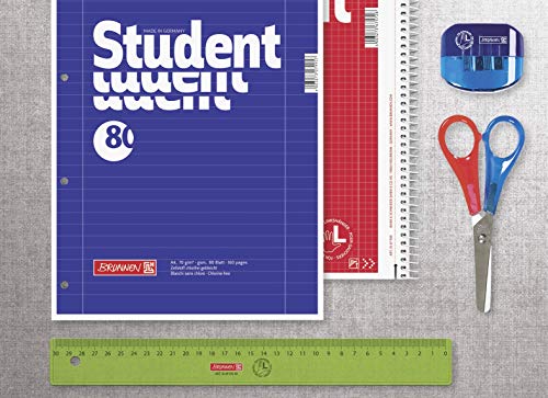 Brunnen Colegio Bloc de notas Izquierda A4 28 Líneas 80 hojas