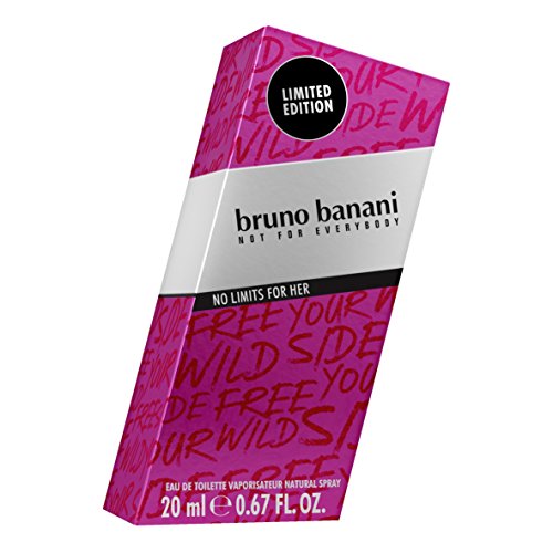 Bruno Banani No Limits for Women Eau de Toilette, 20 ml