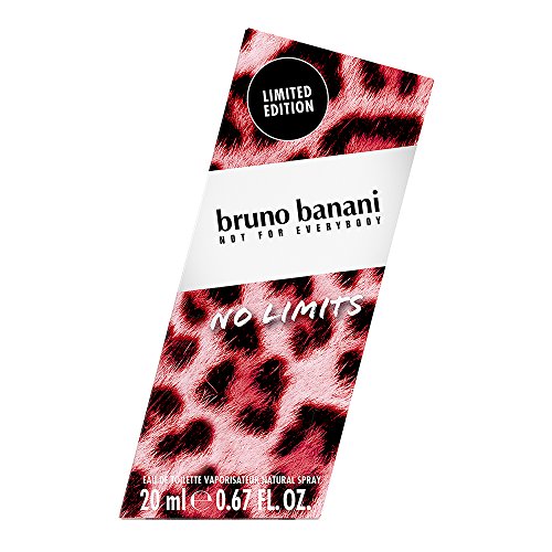 Bruno Banani No Limits Woman Eau de Toilette Natural Spray, 1er Pack (1 x 20 ml)