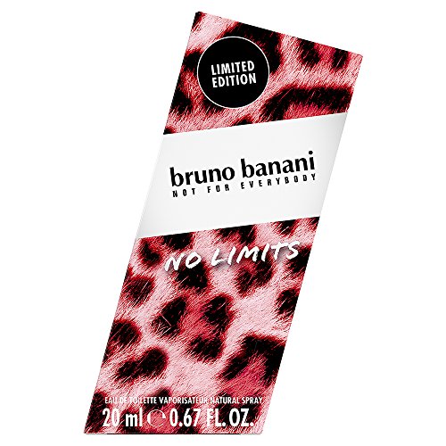 Bruno Banani No Limits Woman Eau de Toilette Natural Spray, 1er Pack (1 x 20 ml)