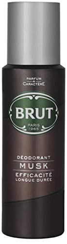 Brut Desodorante Body Spray almizcle largo duree 200 ml (3 unidades)