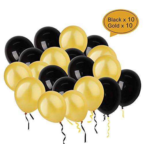 BSL 50.o Kit de Decoraciones de la Fiesta de cumpleaños, Bandera del Feliz Cumpleaños, 50.ª Globos de Número de Oro, Globos de Estrellas de látex, Decoraciones de Cumpleaños de 50 Años de Edad
